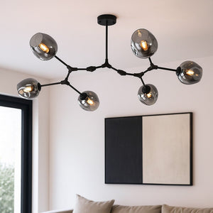 Lámpara de techo articulada "ORIÓN 6" - 6 x E27 - Barcelona Led-Decoración