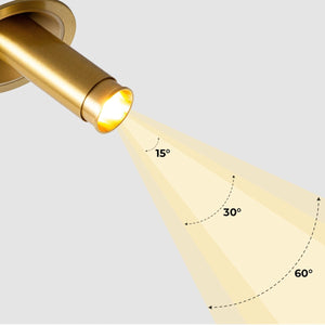 Foco LED empotrable orientable "ALAI" - Zoom - 100mm - 2800K - LED COB - chip Cree - 7W - Barcelona Led-