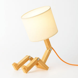 Lámpara de mesa de madera articulada "YOKI" (1)