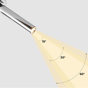 Foco LED empotrable orientable "ALAI" - Zoom - 200mm - 2800K - LED COB - chip Cree - 7W (38)