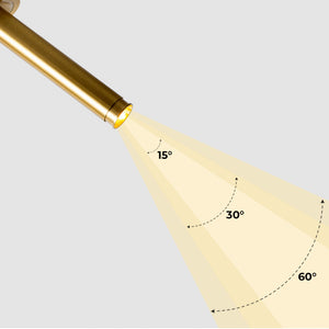 Foco LED empotrable orientable "ALAI" - Zoom - 200mm - 2800K - LED COB - chip Cree - 7W (53)