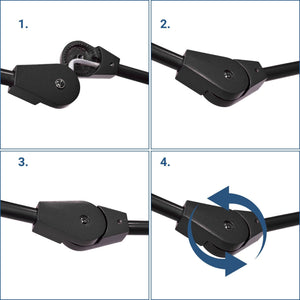 Lámpara de techo articulada "ORIÓN 3" - 3 x E27 (31)