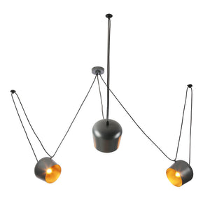 Lámpara colgante moderna triple "Blus" - E27 (21)