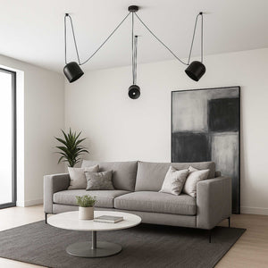 Lámpara colgante moderna triple "Blus" - E27 (17)