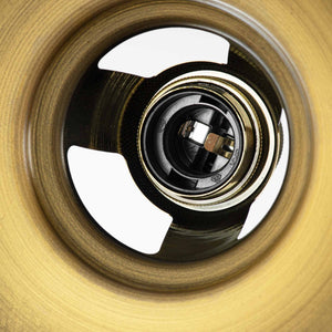 Lámpara industrial retro colgante "MANACOR" con cúpula de metal (33)