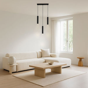 Lámpara colgante triple minimalista "Bila 3" - GU10 - Barcelona Led-Decoración