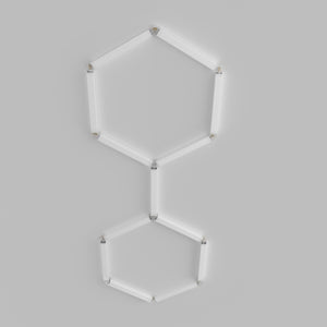 Luminaria lineal para hexágono - 6500K - 40 x 4cm (2)