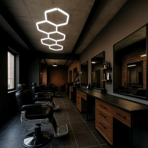 Luminaria lineal para hexágono - 6500K - 40 x 4cm (1)