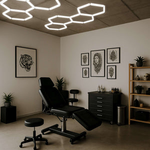 Luminaria lineal para hexágono - 6500K - 40 x 4cm (5)