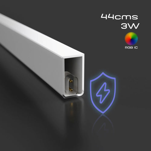 Linear hexagon light - RGB IC - 44 cm
