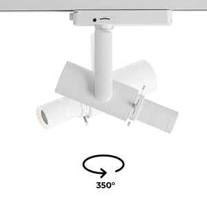 Proyector shapeable para carril monofásico - 20W - 20º-35 - Barcelona Led-