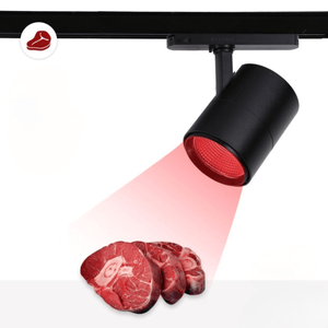 Foco LED para carril trifásico especial para carnicerías - Driver integrado Philips Xitanium- LED COB - 40W - Barcelona Led-
