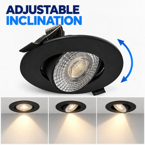Downlight LED empotrable orientable - 3W-5W-7W - CCT - 560lm - Corte Ø75mm - IP20 (11)
