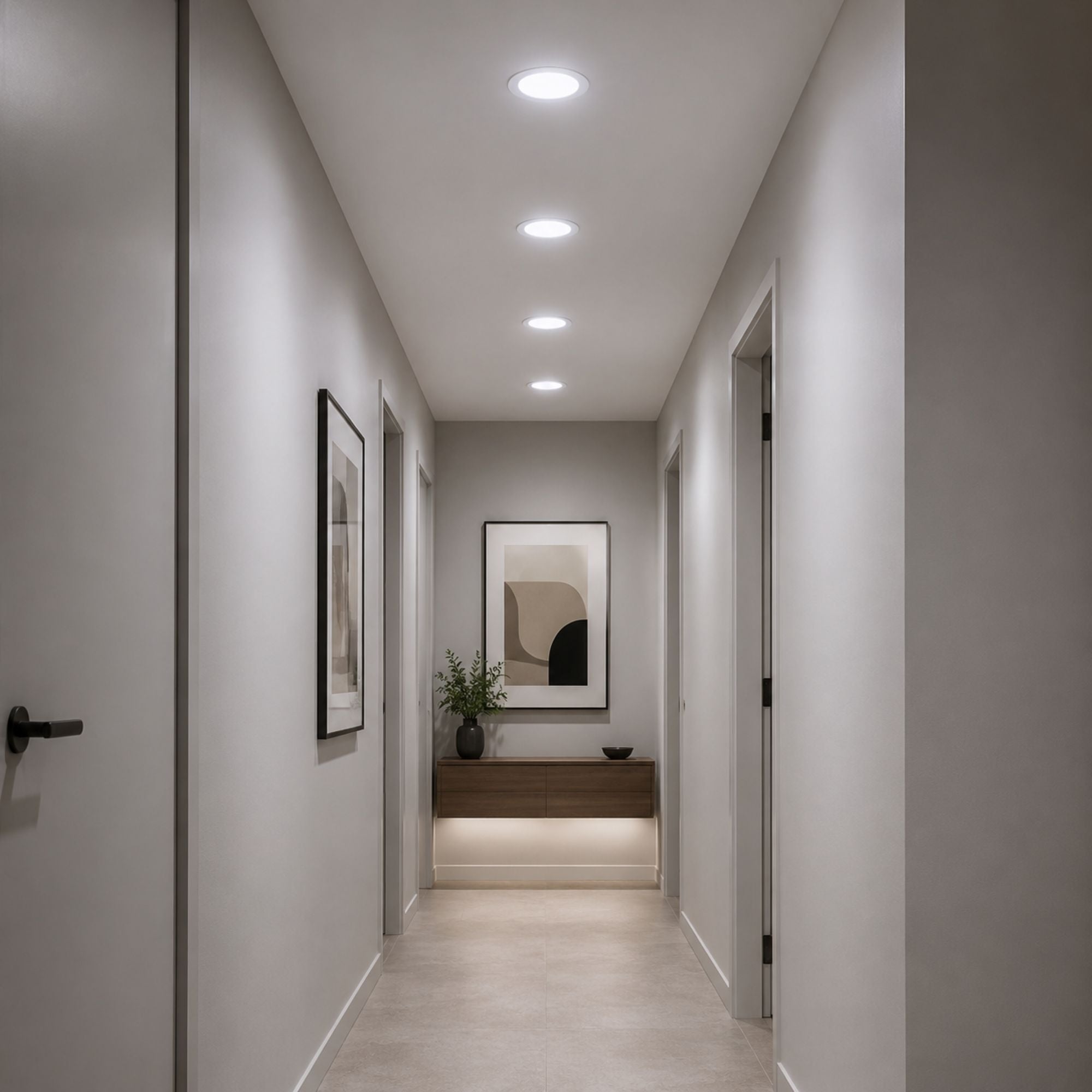 Downlight LED circular empotrable - 3CCT - 12W - 110 lm/W - Corte Ø127mm (1)