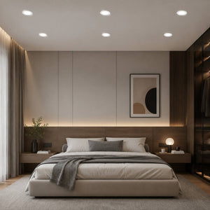 Downlight LED circular empotrable - 3CCT - 6W - 110 lm/W - Corte Ø93mm (1)
