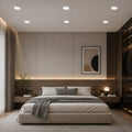 Εντοιχιζόμενο κυκλικό φωτιστικό LED - 3CCT - 6W - 110 lm/W - Κομμένο Ø93mm 2