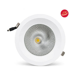 Downlight LED empotrable- Chip especial para carnicerías - 30W - Corte Ø200 mm - IP54 - UGR19