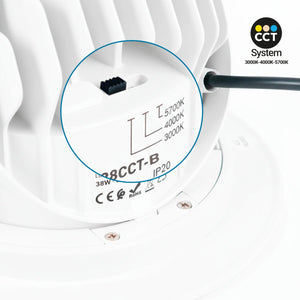 Downlight LED circular orientable CCT 38W - 120° Driver LIFUD - Barcelona Led-