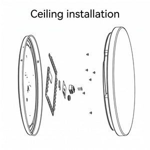 Plafón LED de techo - CCT - 17W - CRI80 - IP20 (14)