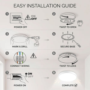 Plafón LED de techo - CCT - 17W - CRI80 - IP20 (13)