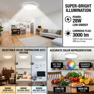 Plafón LED de techo - CCT - 28W - CRI80 - IP20 (7)