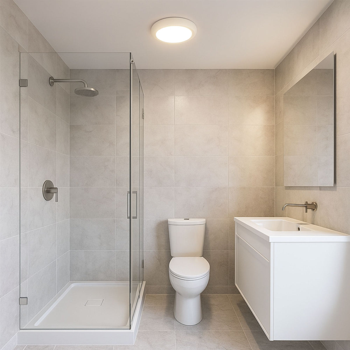 Plafón LED CCT circular - 12W/15W/18W - Potencia ajustable - Superficie o empotrado - IP54 (1)