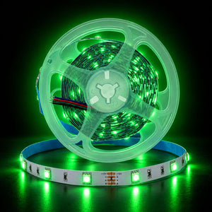 Tira de LED 12V-DC 36W 10mm multicolor RGB IP20 (SMD5050 30ch/m) Rollo 5 metros (7)