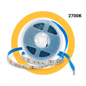 Tira LED 24V DC - 18W/m - Monocolor - 10mm - IP20 - Rollo 5 metros - 120ch/m (2)