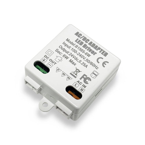 Alimentation LED 24V DC 6W 0.25A 100-240V
