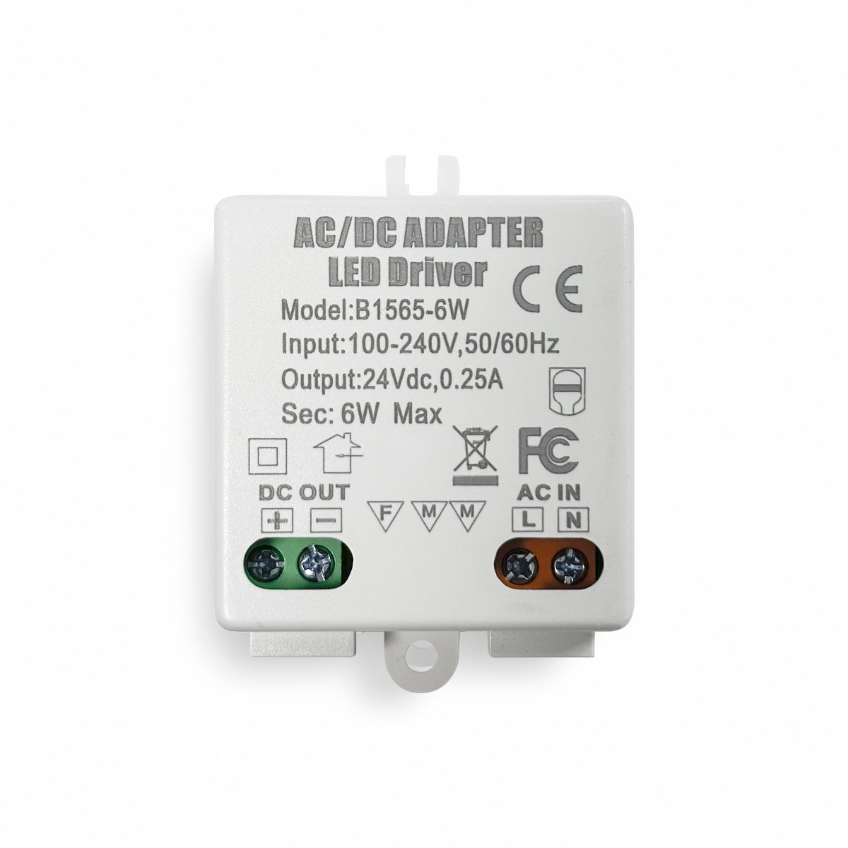 Fuente de alimentación 24V DC 6W 0.25A 100-240V (1)