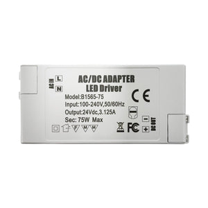 Fuente de alimentación 24V DC 75W 3.1A 100-240V - Barcelona Led-Material eléctrico