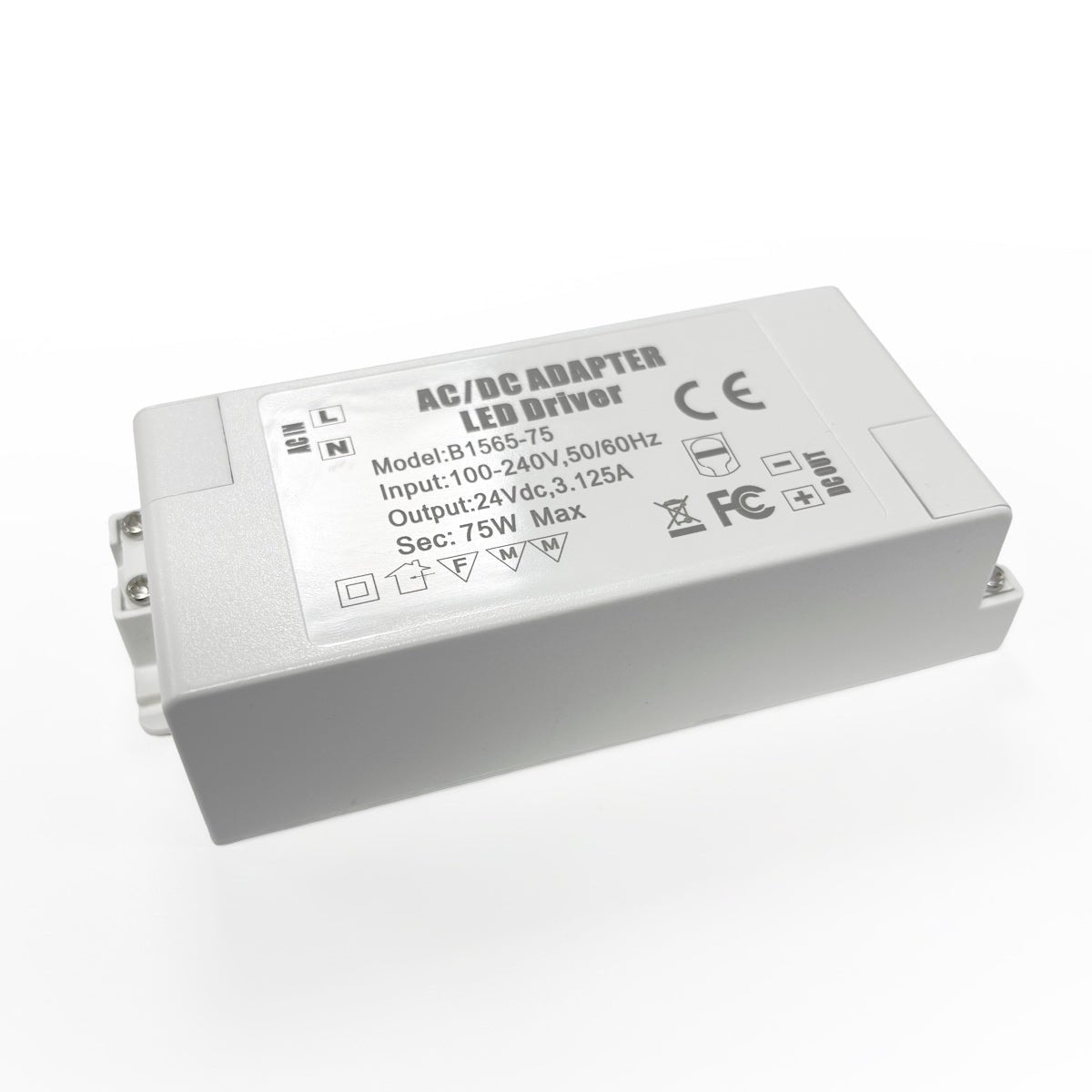 Fuente de alimentación 24V DC 75W 3.1A 100-240V - Barcelona Led-Material eléctrico