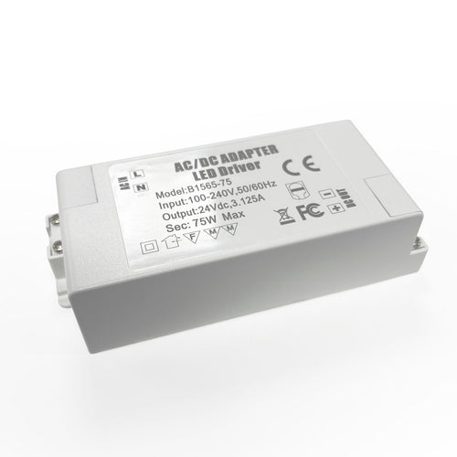 Power supply 24V DC 75W 3.1A 100-240V