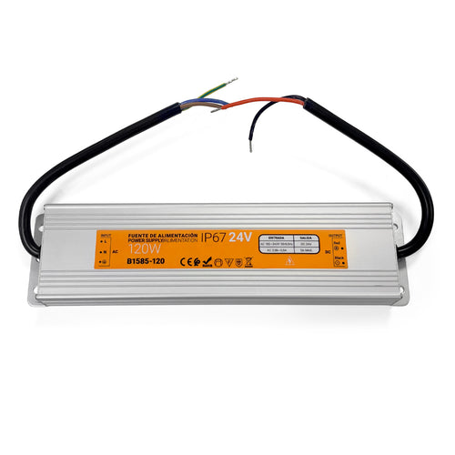 Συμπαγές αδιάβροχο τροφοδοτικό 24V 120W IP67