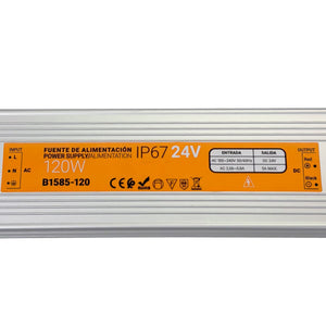 Fuente de alimentación estanca compacta 24V 120W IP67 (1)