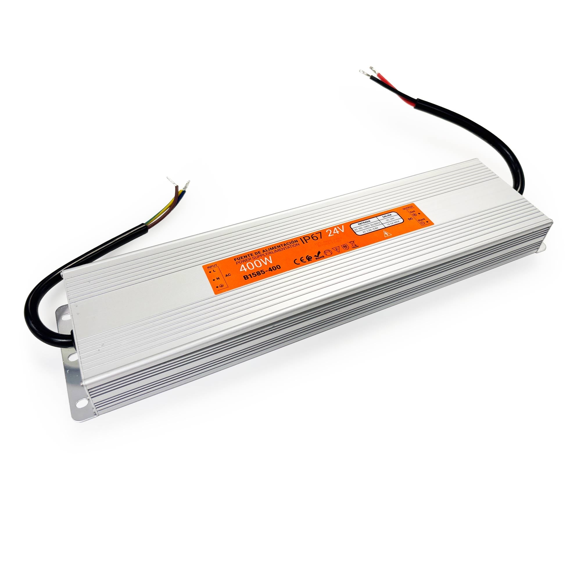 Fuente de alimentación estanca compacta - 400W 24V - 16.5A - IP67