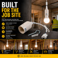 E27 socket with quick connector - Ideal for construction sites 2