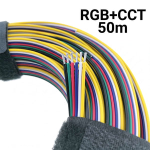 Cable conector para iluminación LED - Monocolor - RGB - CCT - RGBW - RGB+CCT - 12-24V - 50 metros (9)