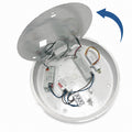 Wasserdichte LED-Deckenleuchte mit Bewegungsmelder und Notlicht – Farbtemperatur – Einstellbare Leistung 12–16 W – Ø 31 cm – Schutzart IP65 5