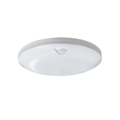 Luminária de teto LED circular com sensor PIR - 18W - Superfície - IP54