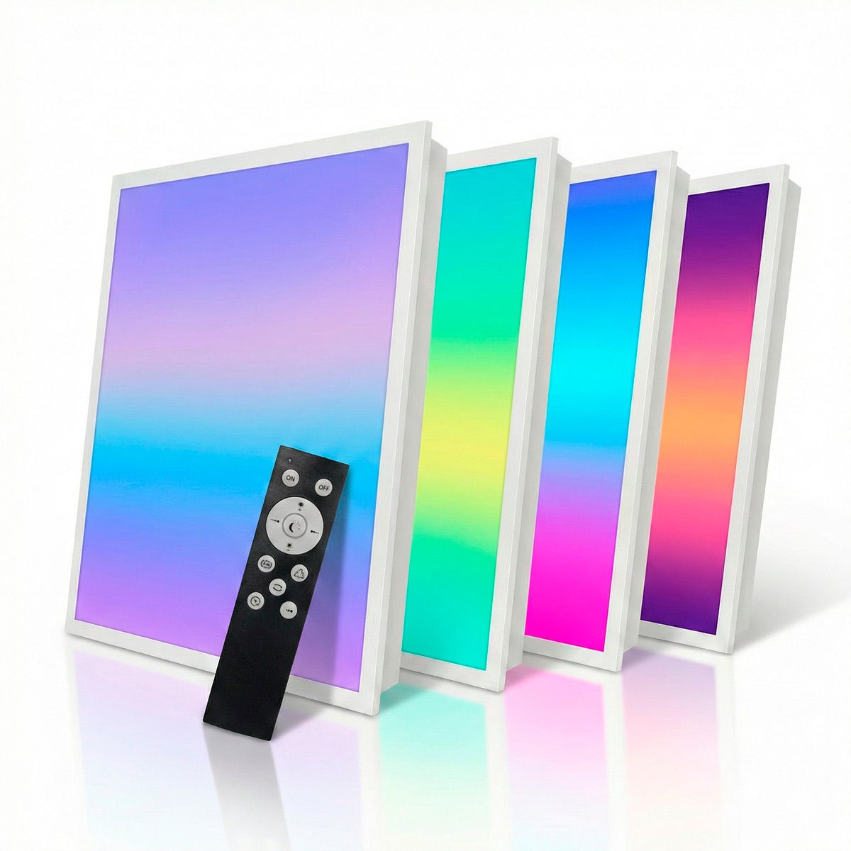 Plafón de techo LED Backlight - 60x60cm - 36W - CCT + RGB IC - Con mando a distancia - Barcelona Led-