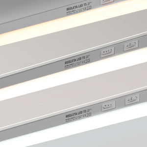Regleta LED bajo mueble T5 12W CCT 90 cm | Luz blanca ajustable + interruptor - Barcelona Led-