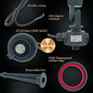 Estaca de jardín para bombillas GU10 (5)