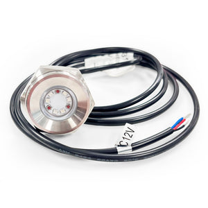 Foco LED sumergible RGB para embarcaciones 12V - 27W - Empotrable en tapón de drenaje (1)