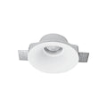 Round plaster downlight ring