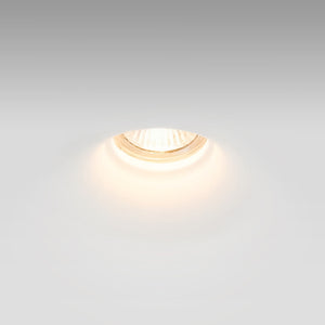 Aro downlight redondo de escayola "MUR" - GU10 - ø100mm (2)