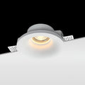 Round plaster downlight ring