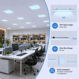 Panel Blue Skylight efecto cielo "SKYWIN SR" - Slim - Daylight - 45W - 60x30cm (10)