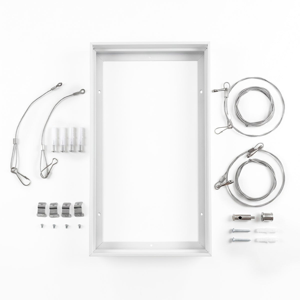 Marco para paneles LED Skylight "SKYWIN SR" - 60x30 - Superficie o suspensión - Barcelona Led-Accesorios