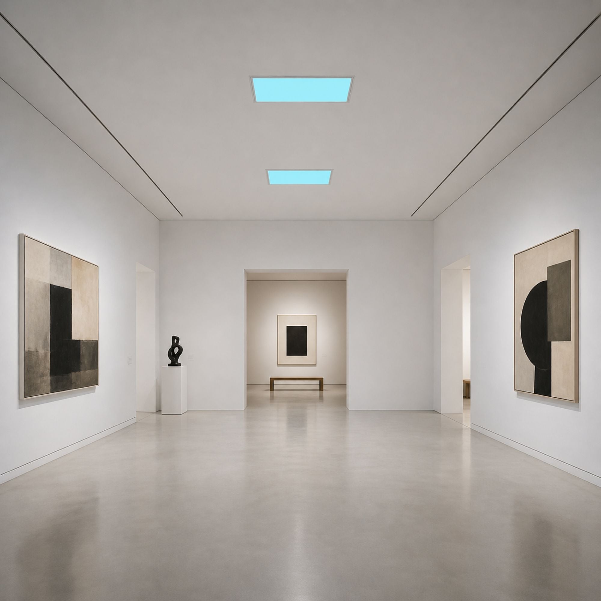 Panel Blue Skylight efecto cielo "SKYWIN SR SMART" - Slim - CCT - 45W - 60x30cm (1)